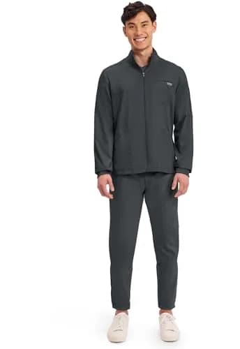 Cherokee WW Revolution Scrub Jacket Men Zip Front Nurse Jacket 5 Pockets | Breathable, Durable, Professional Fit thumbnail 5