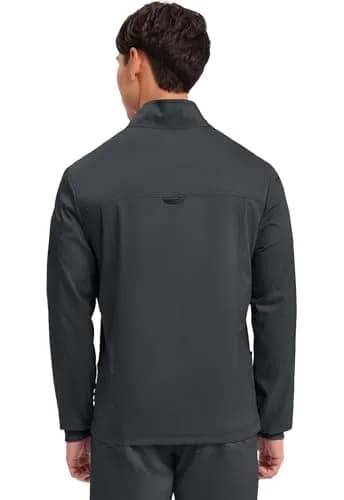 Cherokee WW Revolution Scrub Jacket Men Zip Front Nurse Jacket 5 Pockets | Breathable, Durable, Professional Fit thumbnail 3
