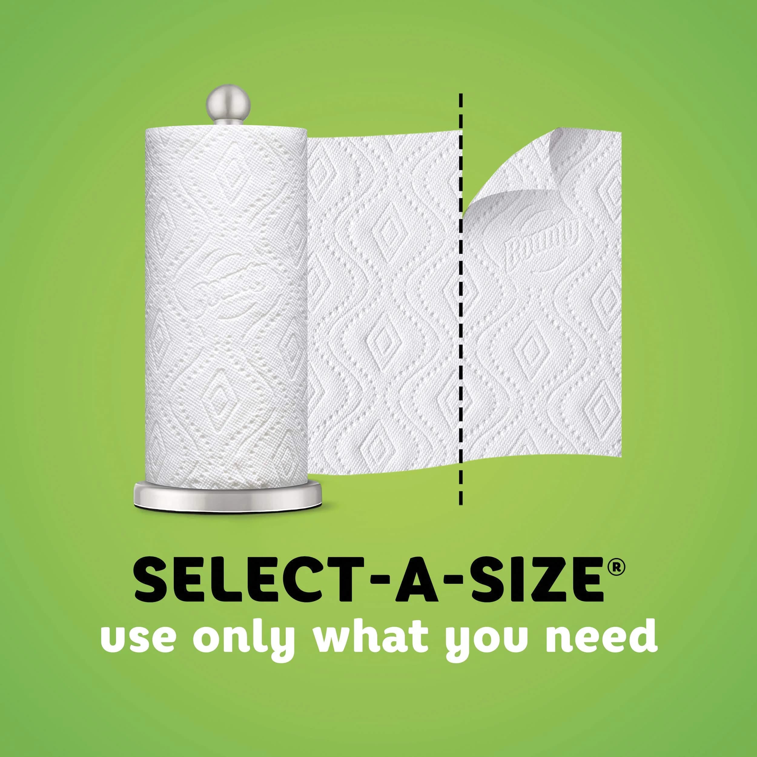 Bounty Select-A-Size Paper Towels, 2-Ply, 996 Sheets Total | Strong & Absorbent for Indian Households - view 5