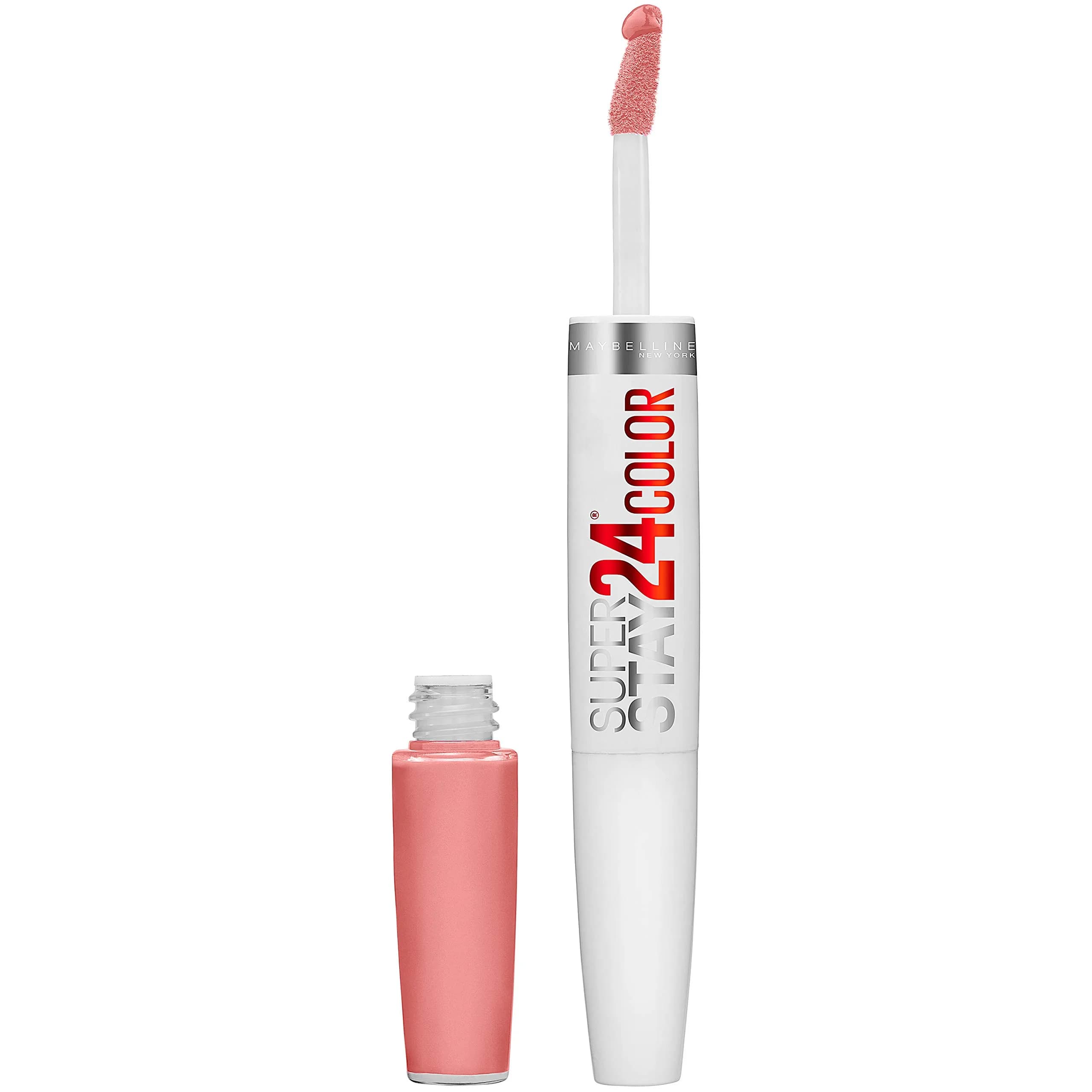 Maybelline Super Stay 24 Liquid Lipstick Makeup, 240 All Night Apricot Color, 0.08 Fl Oz (Pack of 1) - main product image