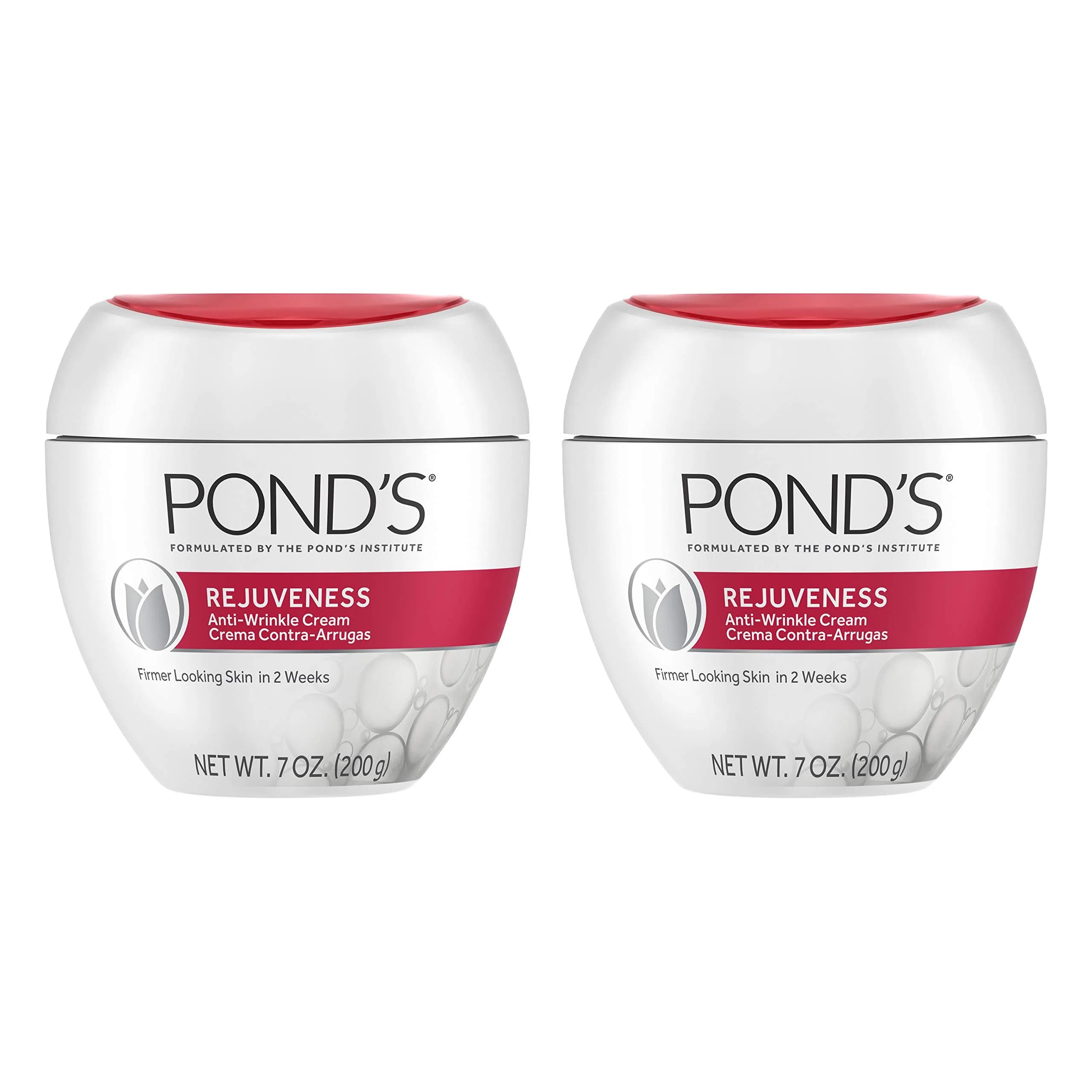 Pond's Rejuveness Anti-Wrinkle Cream Twin Pack, 396.89 g (14 Oz) | Reduces Fine Lines in 2 Weeks — white