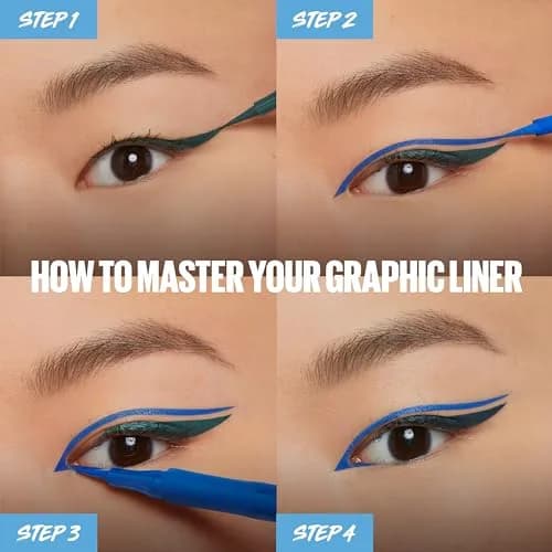 Maybelline Master Precise All Day Waterproof Liquid Eyeliner Makeup, Forest Brown, 0.11ml (0.0037 Fl Oz) | Ophthalmologist Tested for Sensitive Eyes thumbnail 5