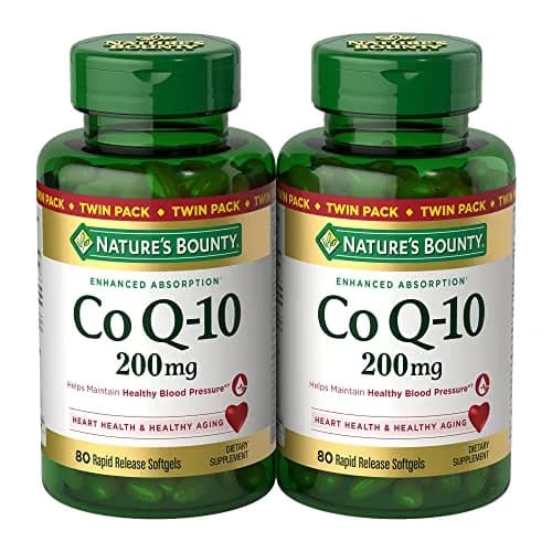 Nature's Bounty CoQ10 200mg Softgels, 160 Count (Pack of 2) | Supports Heart Health & Cellular Energy thumbnail 1