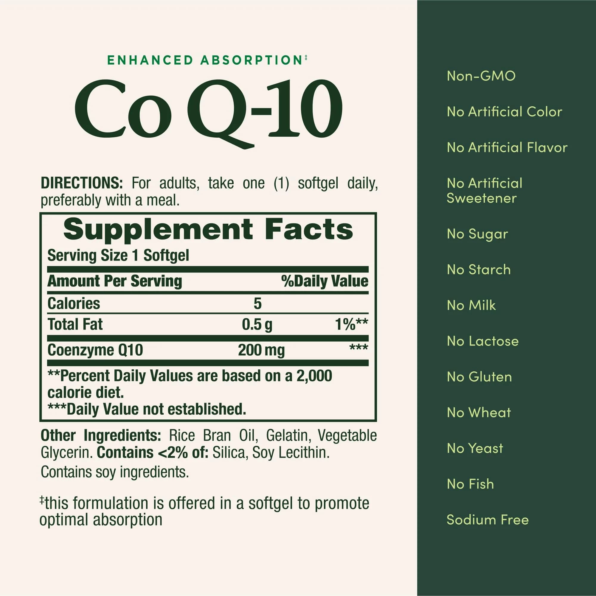 Nature's Bounty CoQ10 200mg Softgels, 160 Count (Pack of 2) | Supports Heart Health & Cellular Energy - view 5