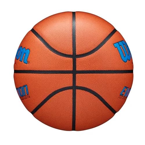 WILSON Evolution Indoor Game Basketball, Royal/Brown, Size 6 (28.5") | NFHS Approved for Elite Indoor Play thumbnail 3