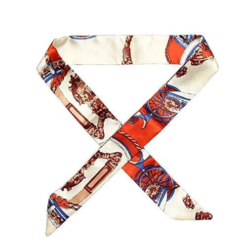 MosBug Fashion Bag Handle Ribbon Scarf 100cm x 4cm | Elegant Accessory for Women thumbnail 5