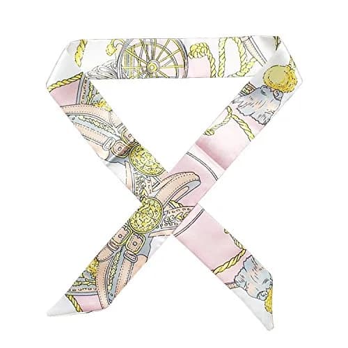 MosBug Fashion Bag Handle Ribbon Scarf 100cm x 4cm | Elegant Accessory for Women thumbnail 6