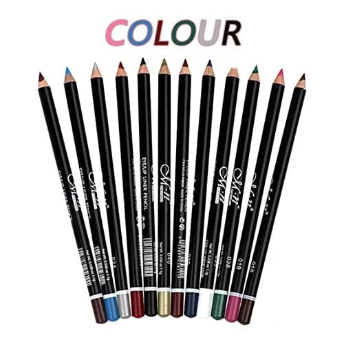 DC-BEAUTIFUL 12 Colors Eyeliner Pencil Set | Waterproof & Smudge-Proof Makeup thumbnail 7