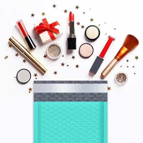 UCGOU Teal Bubble Mailers 4x8 Inch (50 Pack) | Opaque Poly Padded Envelopes for Shipping thumbnail 7