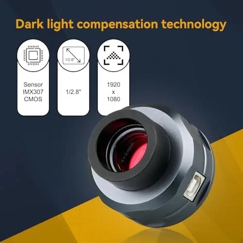 SVBONY SV105 Telescope Camera 1.25" IMX307 CMOS Color Eyepiece Camera | 2MP 1080p USB 2.0 for Astrophotography thumbnail 2