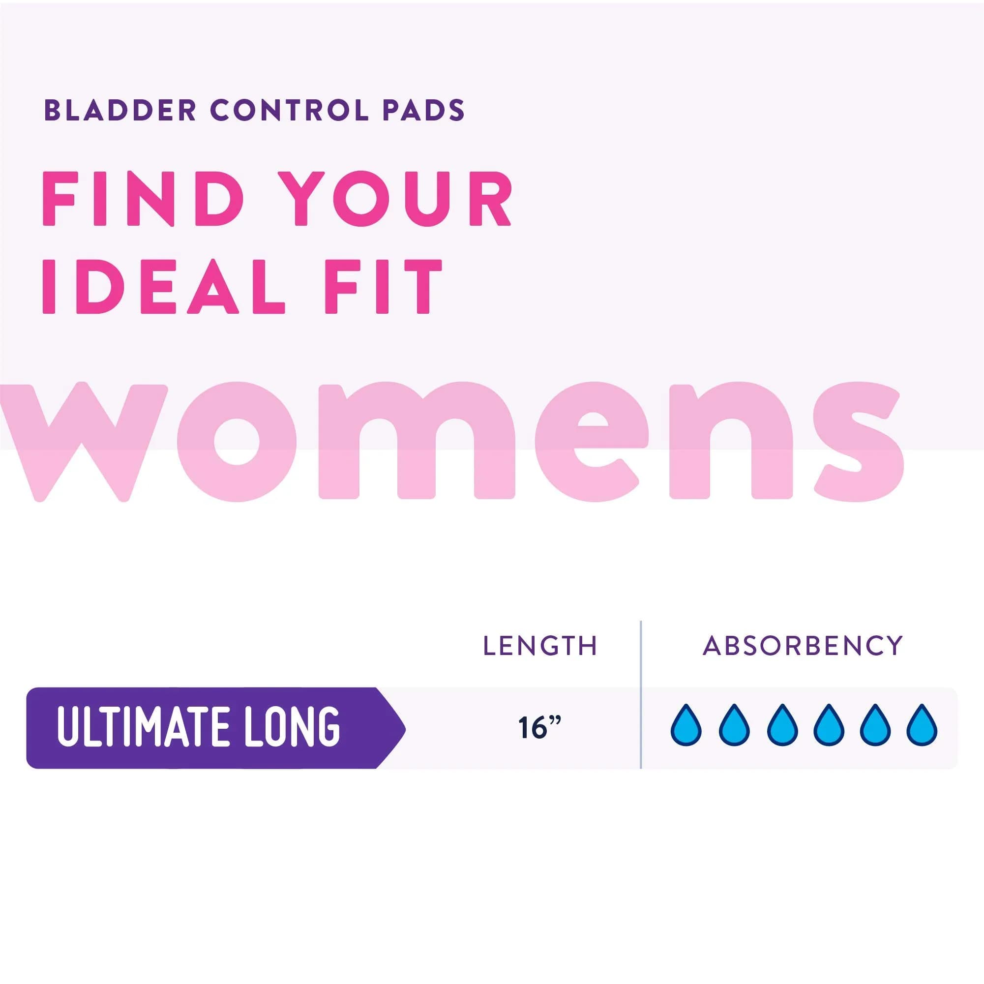 Prevail Plus Long Length Incontinence Pads Ultimate Absorbency 16 inch (40.64 cm) | USA Imported, Duties Included - view 4