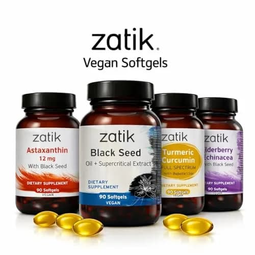 Zatik Naturals Black Cumin Seed Oil & Supercritical Extract, 90 Softgels | USDA Organic, Cold Pressed, Vegan thumbnail 11
