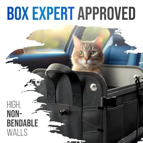 Starling's Car Trunk Organizer Large Collapsible Waterproof Storage Box for SUV, Truck & Car | Adjustable Compartments, Heavy-Duty 1680D Polyester, Non-Slip Base thumbnail 6