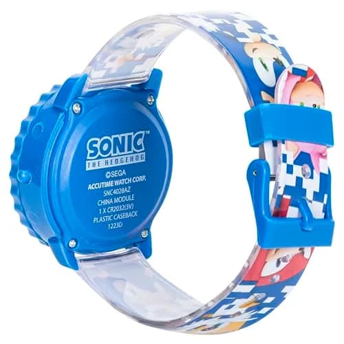 Accutime Sonic The Hedgehog Kids Digital Watch – Flashing LED Display, Adjustable Strap, for Ages 4+ thumbnail 8