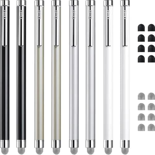 ChaoQ Stylus Pen for Touchscreen, 8 Pcs with 16 Replaceable Tips | Universal Compatibility thumbnail 1