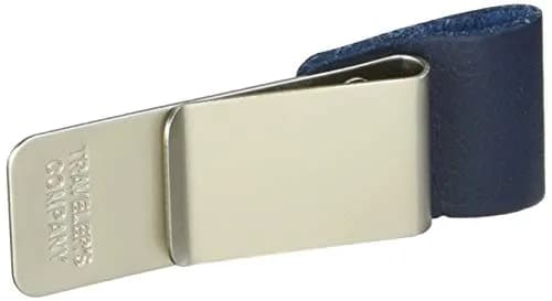 Midori Traveler's Notebook Pen Holder Medium Blue | Clip-On Leather Organizer for Pens up to 12mm — blue