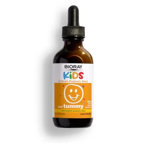 BIORAY Kids NDF Tummy Raspberry 2 Fl Oz | Supports Gut & Immune Health thumbnail 1