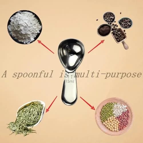 CoaGu 15ml Stainless Steel Coffee Scoop | Precision Measurement for Ground Coffee thumbnail 8