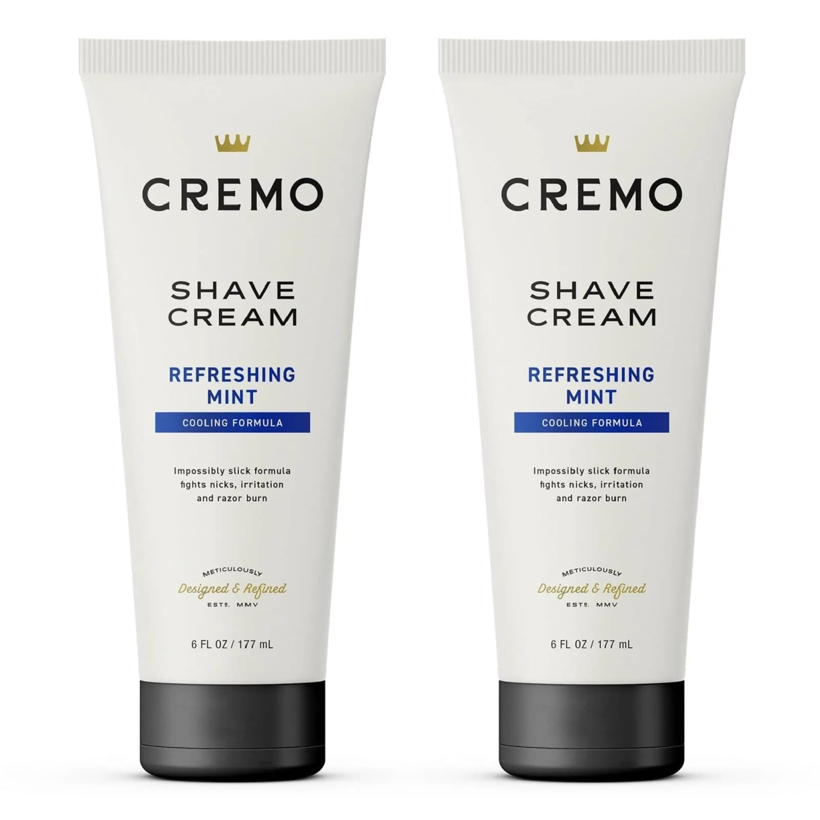 Cremo Cooling Shaving Cream for Men, 355ml (12 Fl Oz) | Fights Nicks, Irritation & Razor Burn - main product image