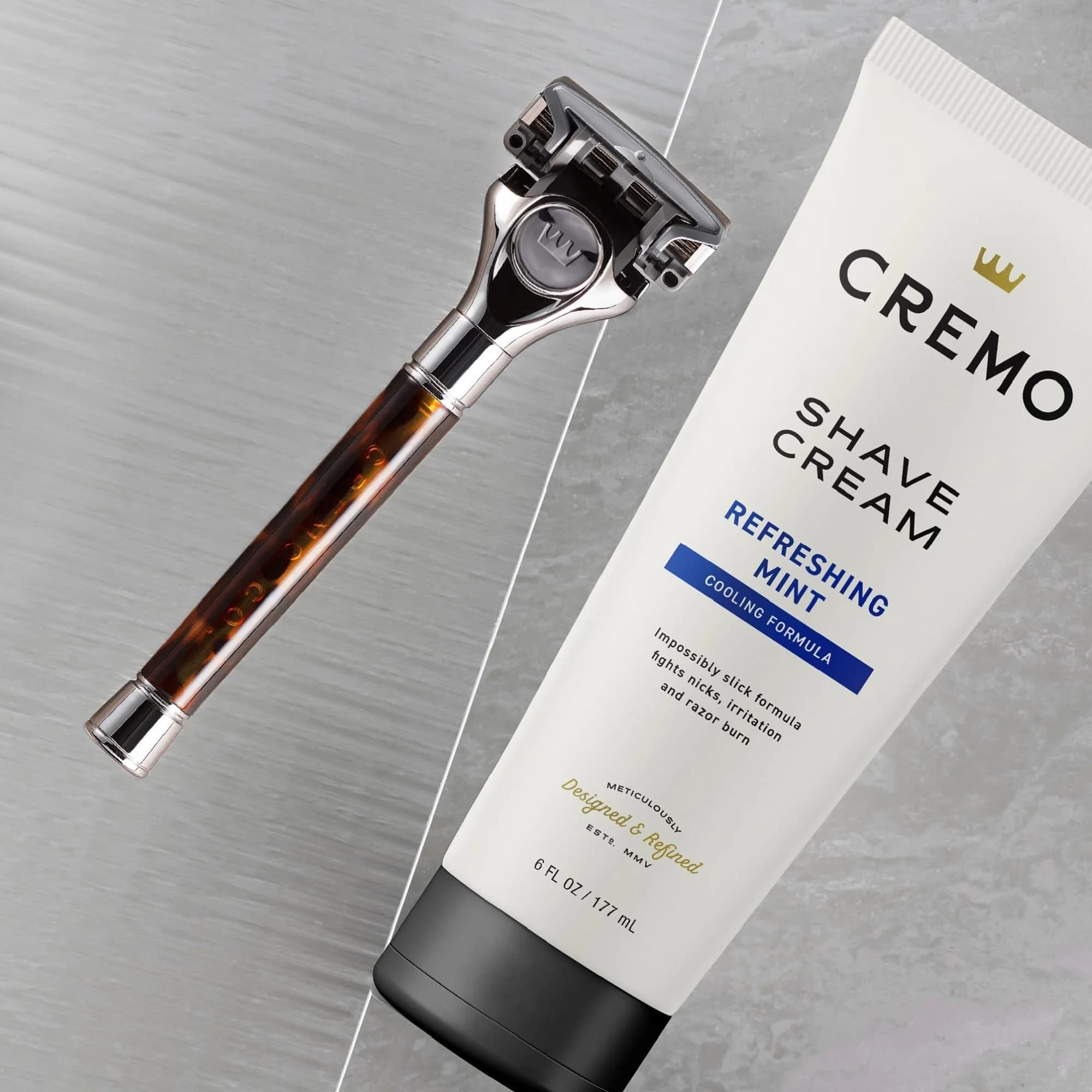 Cremo Cooling Shaving Cream for Men, 355ml (12 Fl Oz) | Fights Nicks, Irritation & Razor Burn - view 2
