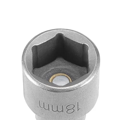 uxcell 18mm Magnetic Nut Setter Driver Bit 65mm (2.5") Length | Quick-Change Hex Shank thumbnail 4