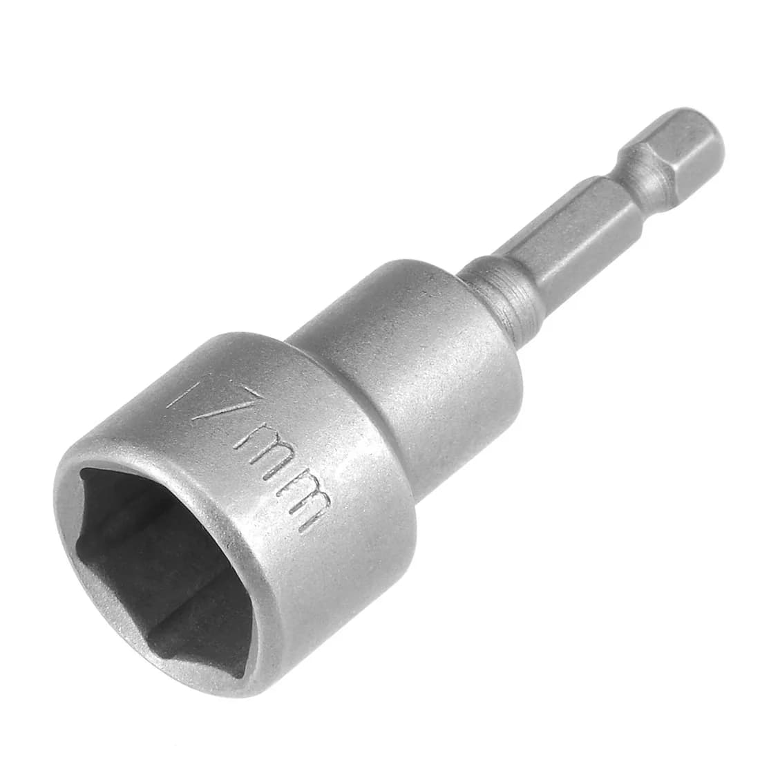 uxcell 17mm Magnetic Nut Setter Driver Bit 65mm Length | 1/4" Hex Shank — H17 x 65mm