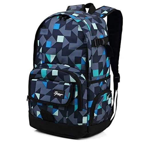 rickyh style School Backpack Travel Bag for Men & Women Lightweight College | Water-Resistant & Durable thumbnail 1