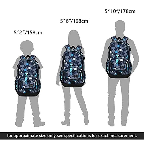 rickyh style School Backpack Travel Bag for Men & Women Lightweight College | Water-Resistant & Durable thumbnail 6