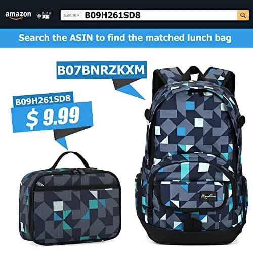 rickyh style School Backpack Travel Bag for Men & Women Lightweight College | Water-Resistant & Durable thumbnail 7