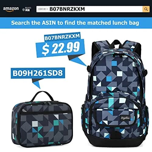 rickyh style School Backpack Travel Bag for Men & Women Lightweight College | Water-Resistant & Durable thumbnail 9