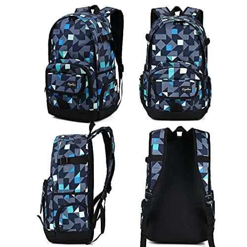 rickyh style School Backpack Travel Bag for Men & Women Lightweight College | Water-Resistant & Durable thumbnail 3