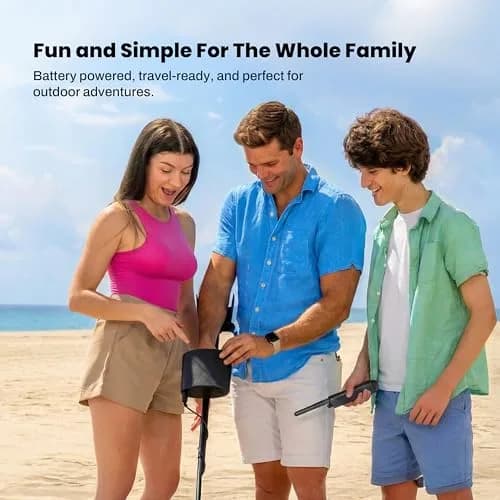Bounty Hunter Tracker IV Metal Detector with Pinpointer, 8" Waterproof Coil, 3 Modes | 2.8 lb Lightweight for Adults & Kids thumbnail 7