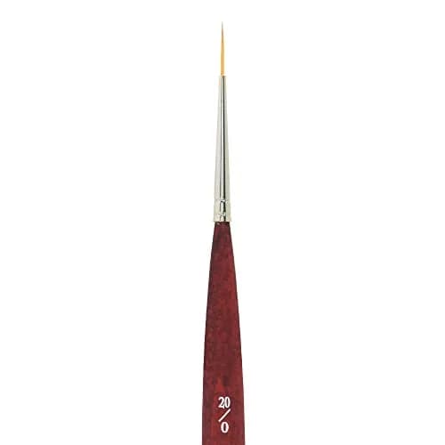 Princeton Velvetouch Mini Liner Brush, Synthetic, Short Handle, Size 20/0 inch | Fine Detailing & Control thumbnail 2
