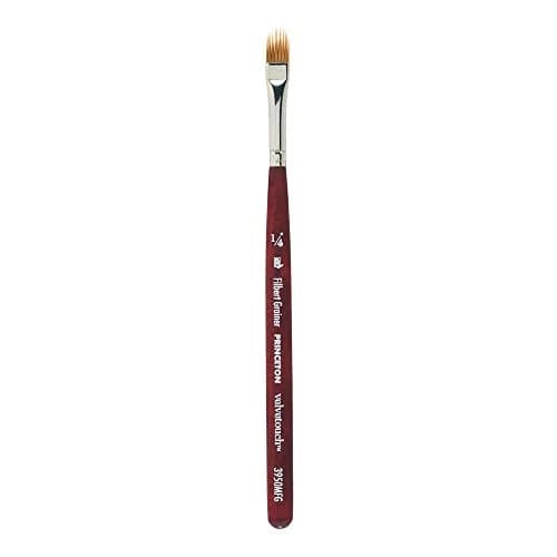 Princeton Velvetouch Artiste Mini Filbert Grainer 1/4 Inch | Luxury Synthetic for Acrylic Watercolor Oil thumbnail 1