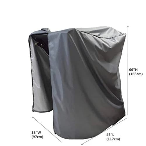 Mini Lustrous Treadmill Protective Cover Gray 117cm L x 97cm W x 168cm H | Dustproof Waterproof for Home Gym thumbnail 2