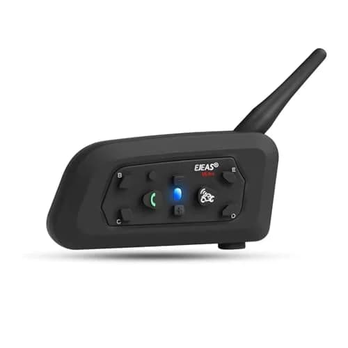 EJEAS V6 Pro Motorcycle Helmet Bluetooth Intercom 850mAh Waterproof Noise Cancellation thumbnail 1