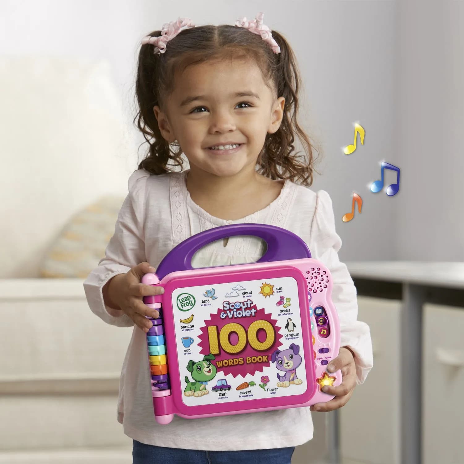 LeapFrog Scout and Violet 100 Words Book | Bilingual Learning Toy for Toddlers - view 6