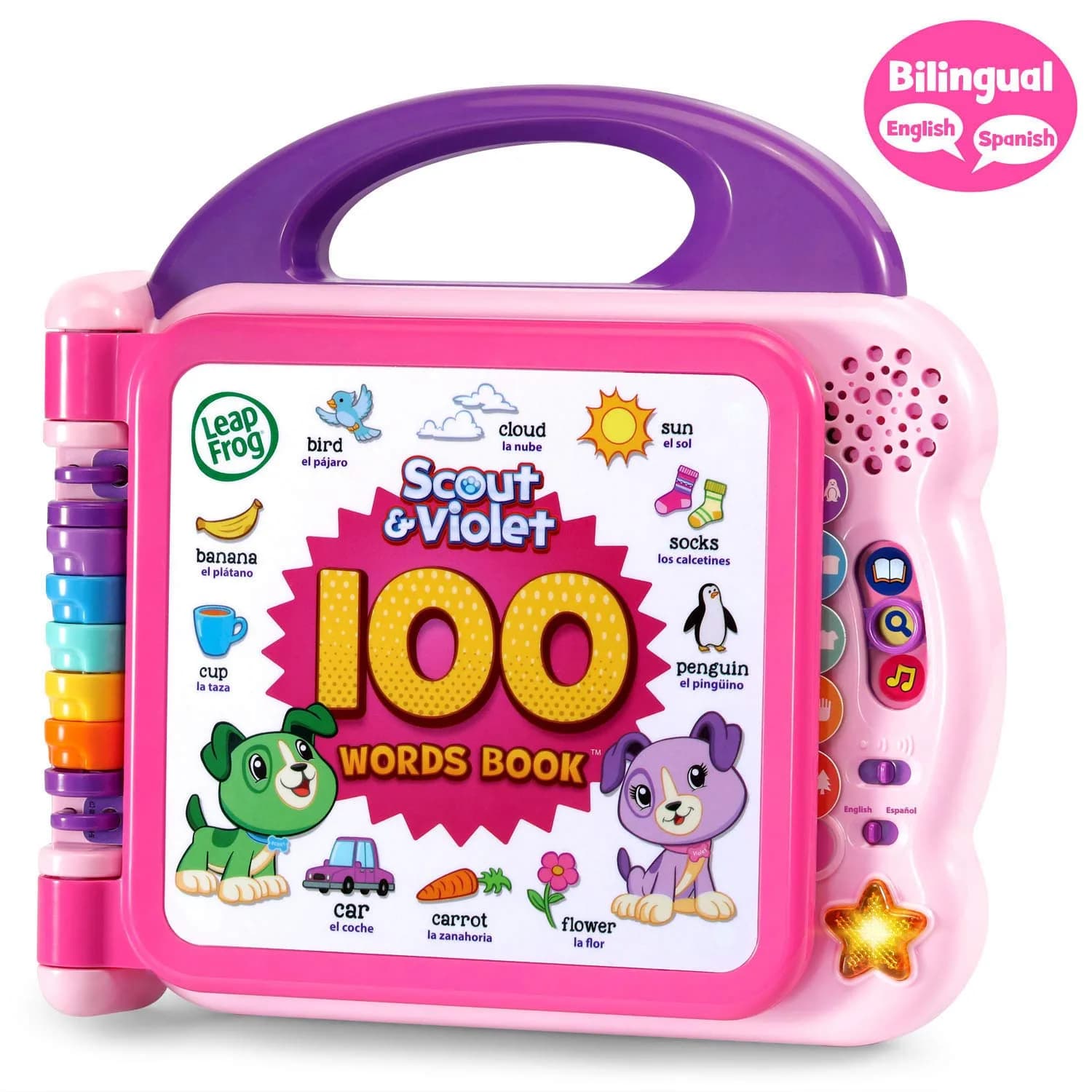 LeapFrog Scout and Violet 100 Words Book | Bilingual Learning Toy for Toddlers - view 2