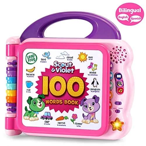 LeapFrog Scout and Violet 100 Words Book | Bilingual Learning Toy for Toddlers thumbnail 2