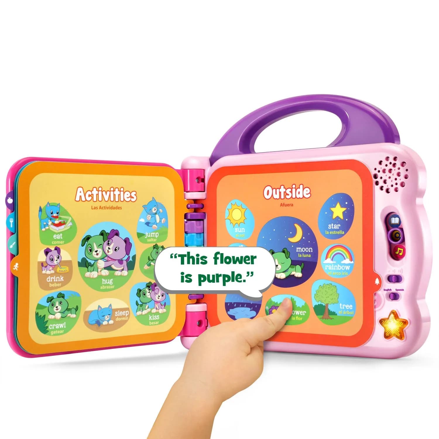 LeapFrog Scout and Violet 100 Words Book | Bilingual Learning Toy for Toddlers - view 3