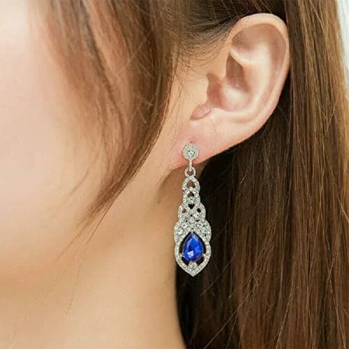 Jyukan Teardrop Crystal AB Resin Rhinestone 14mm x 10mm | Sparkling Pointback Glass for Jewelry & Crafts thumbnail 9