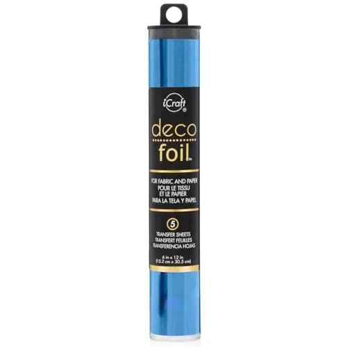 iCraft Deco Foil Transfer Sheets Denim 6" x 12" (15cm x 30cm) | 5 Sheets, Acid-Free thumbnail 1