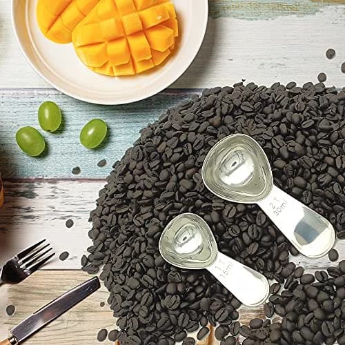 CoaGu Coffee Scoop Set 15ml & 30ml (1Tbsp & 2Tbsp) 18/8 Stainless Steel | Precise Coffee & Baking Measurements thumbnail 10