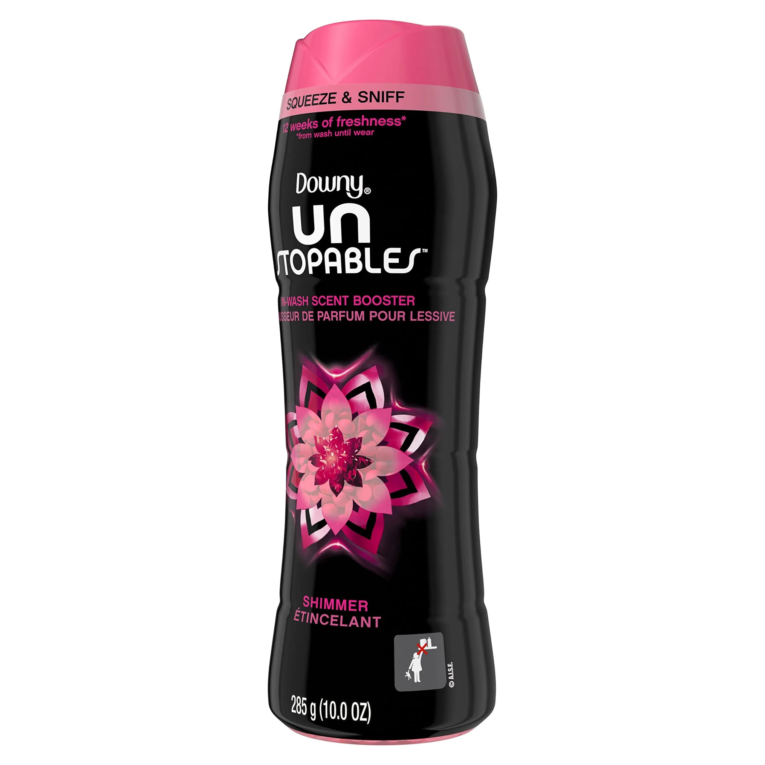 Downy Unstopables In-Wash Scent Booster Beads, SHIMMER ETINCELANT, 10 oz (283 g) | Long-Lasting Freshness Infused Laundry - view 4
