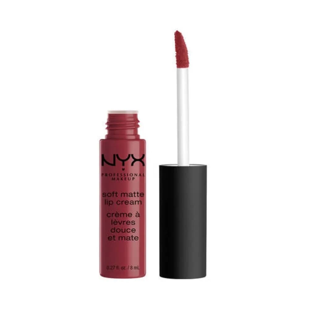 NYX PROFESSIONAL MAKEUP Soft Matte Metallic Lip Cream Budapest 0.22 Oz | Pearly Matte Finish — Budapest