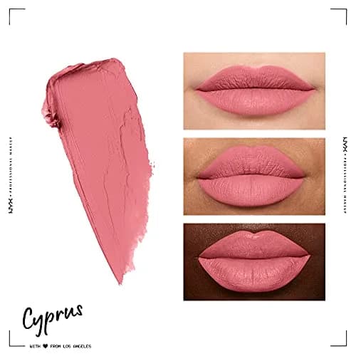 NYX PROFESSIONAL MAKEUP Soft Matte Lip Cream Cyprus Light Pastel Pink 7.65ml (0.27 Fl Oz) | Matte Finish thumbnail 3