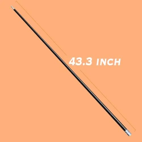OUERMAMA Black Metal Appearing Cane 1.1 Meter (43.3 Inches) | Professional Stage Magic Trick with Tutorial thumbnail 7
