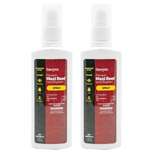 Sawyer Products MAXI DEET Insect Repellent Spray 236ml (8 Fl Oz) | EPA Registered Low-Odor Formula thumbnail 1