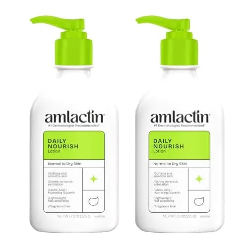 AmLactin Daily Nourish Body Lotion 12% Lactic Acid 470ml (15.8 Fl Oz) | Dermatologist Recommended for Dry Skin thumbnail 1