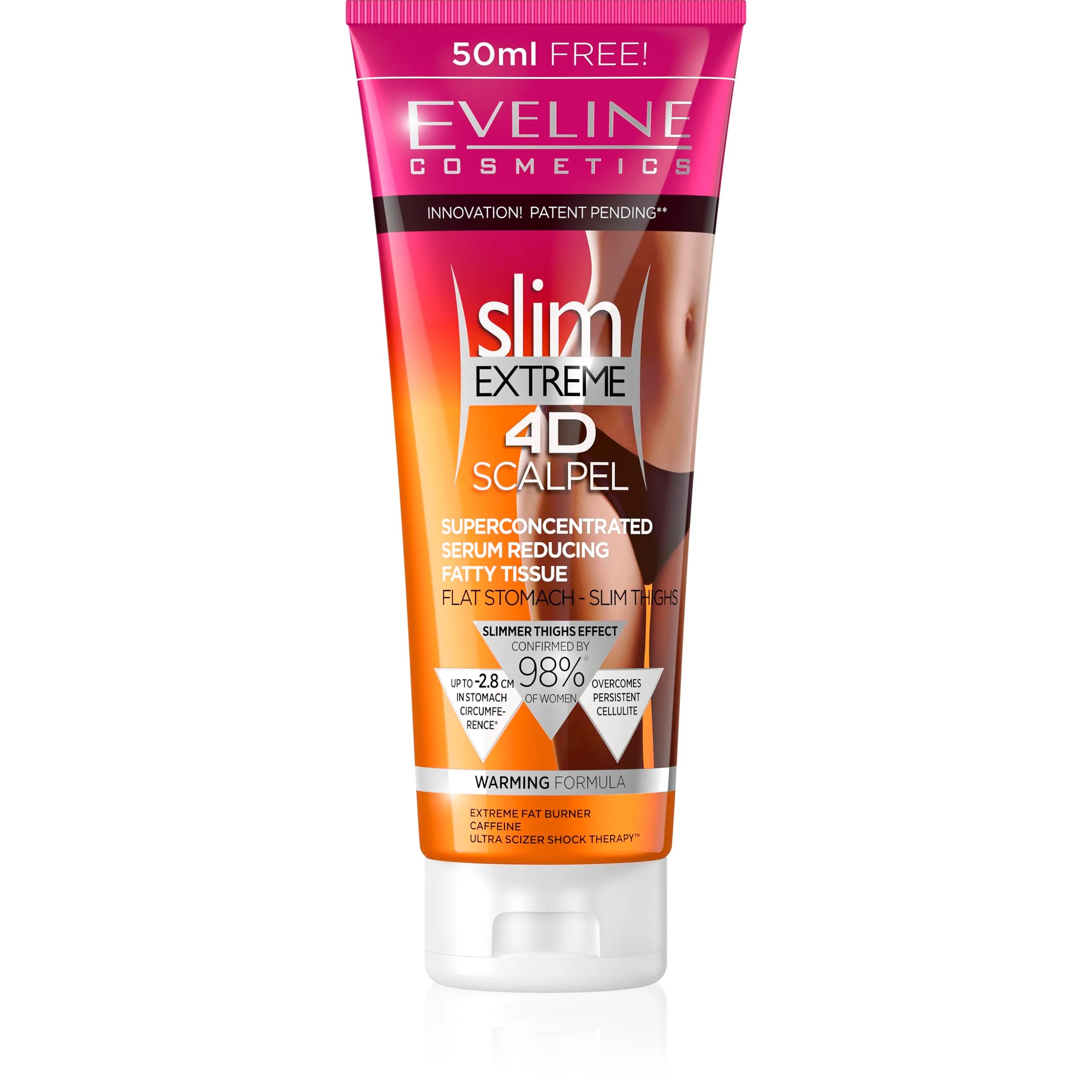 EVELINE COSMETICS Slim Extreme 4D Scalpel Super Concentrated Serum 250ml (8.5 Fl Oz) | Dermatologically Tested - main product image